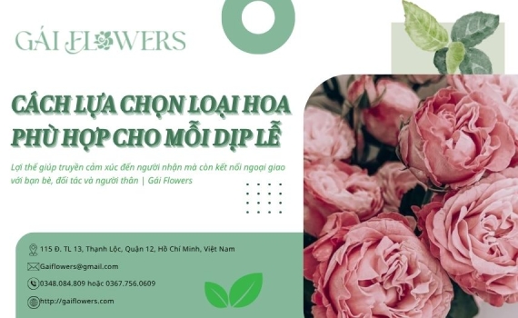 Cách lựa chọn loại hoa phù hợp cho mỗi dịp lễ | Gái Flowers