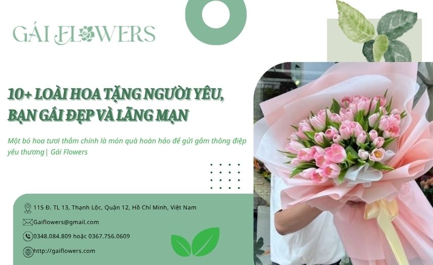 10+ Loài hoa tặng người yêu, bạn gái đẹp và lãng mạn được yêu thích | Gái Flowers